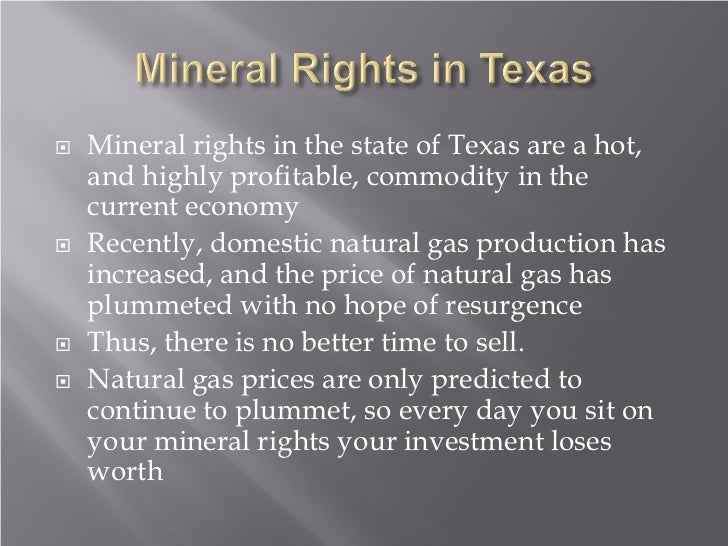 Selling Mineral Rights in Texas ppt