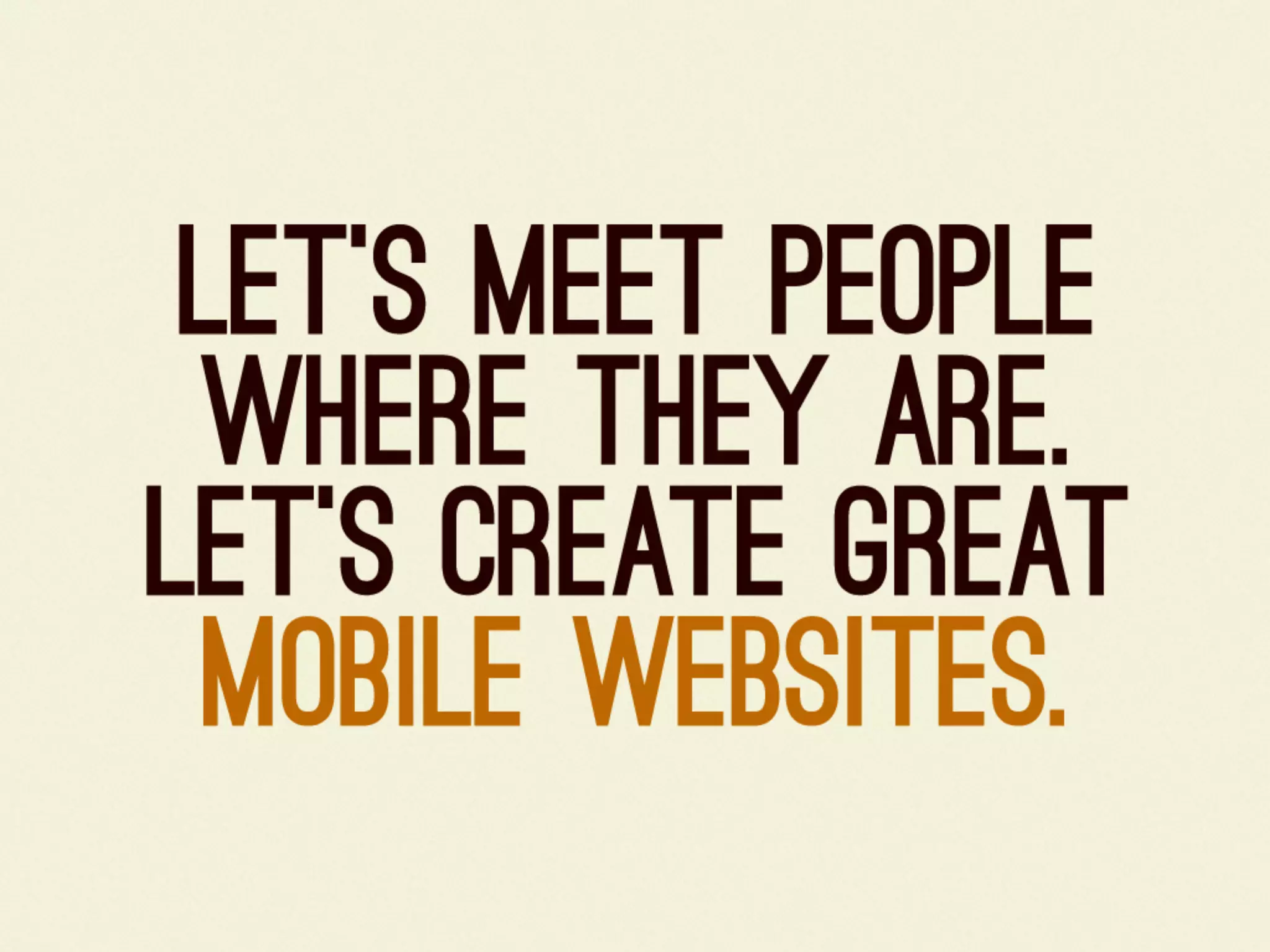 Selling The Mobile Web