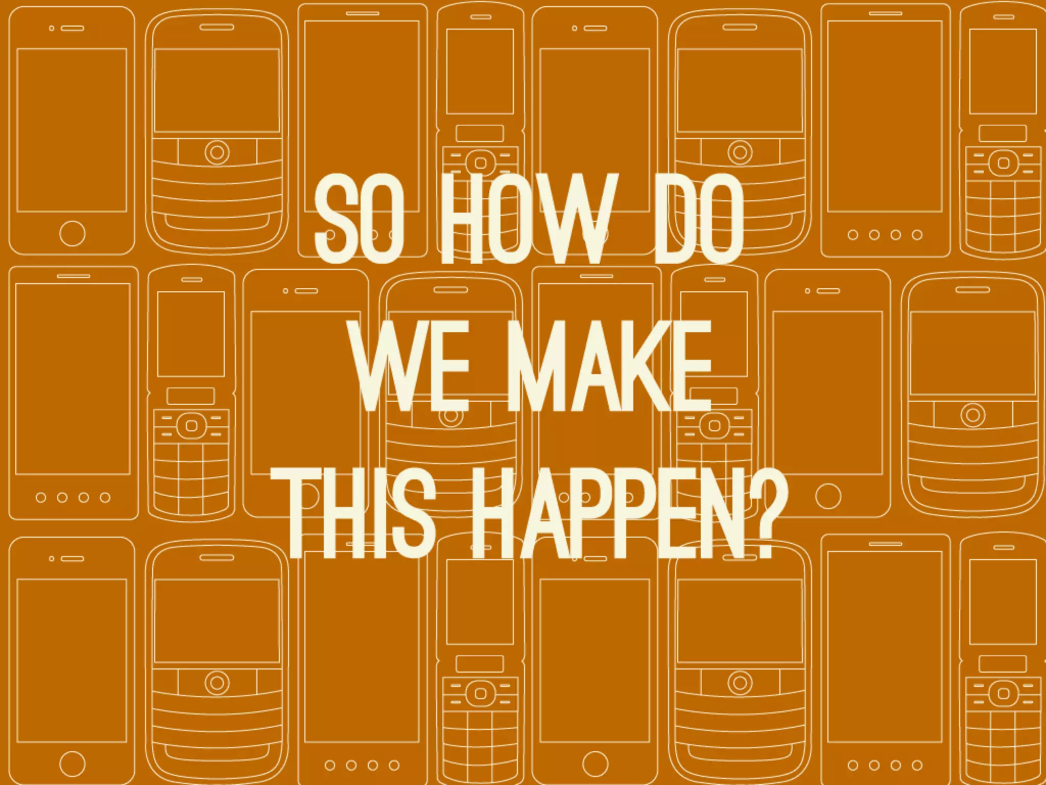 Selling The Mobile Web