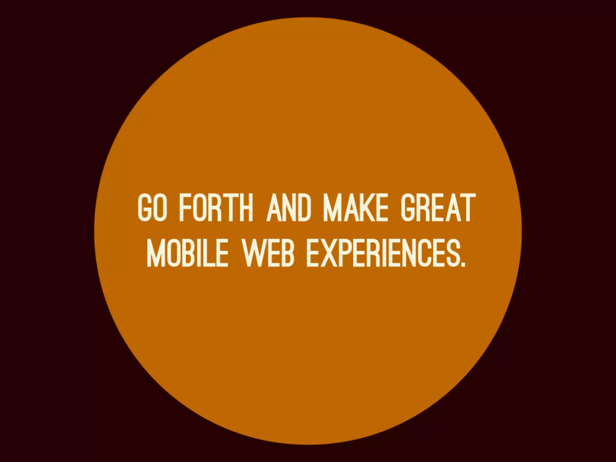 Selling The Mobile Web