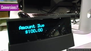 Conversions?
https://www.flickr.com/photos/z0/19814021505
 