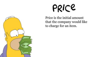 Selling Price
Selling price is the actual
price for which it is sold to
the customer.
 