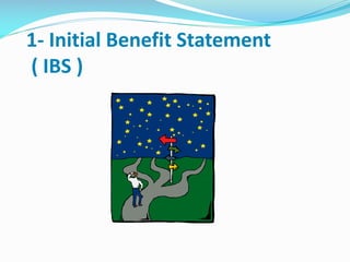 1- Initial Benefit Statement
( IBS )
 