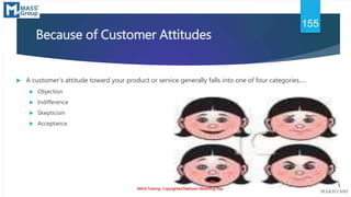 Because of Customer Attitudes
 A customer’s attitude toward your product or service generally falls into one of four cate...