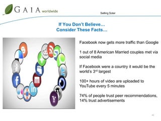 Solar Economics 101U.S. Electricity prices increase 4% a year on averagePV Prices have declined an average of 5-7% a year for the last 20 yearsLast year ASP of solar modules declined between 30 and 40%Polysilicon, the main raw material used in well over 80% of all solar panels manufactured globally is derived from the most abundant material on earth – sandPV O&M costs are the lowest of any major energy sourceAs demand grows for PV manufacturing and logistics costs are reducedThere are tens of billions of dollars invested in R&D aimed directly at reducing cost the U.S. aloneAll of the solar deployed in the U.S. to date produces less than 0.5% of our annual energy demand