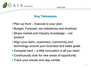 Environmental, Geopolitical, and other factors creating higher consumer awareness, stimulating demand in residential and small business markets