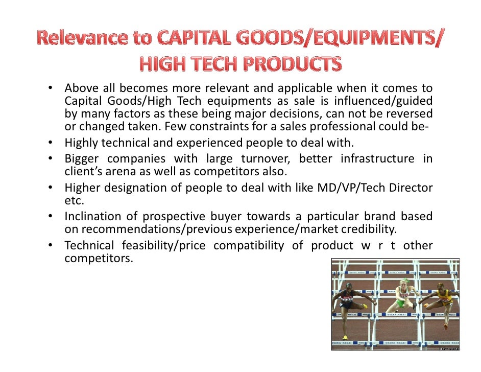 Selling Techniques For Capital Equipments