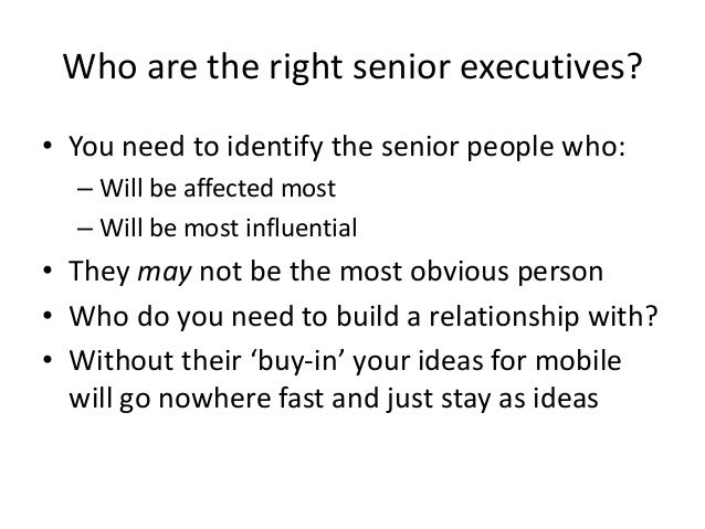 Sell Your Mobile And Help The Aged selling the idea of mobile to senior executives Sell Your Mobile And Help The Aged selling the idea of mobile to senior executives