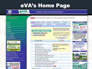 eVA’s Home Page
 