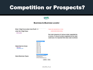 Competition or Prospects?
 