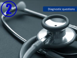 Diagnostic questions




www.mylawyer.net/Medical%20Malpractice%20Lawyer/Stethescope%20B&W.jpg
 