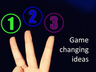 Game
changing
   ideas
 