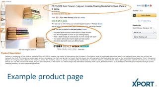 Example product page
 