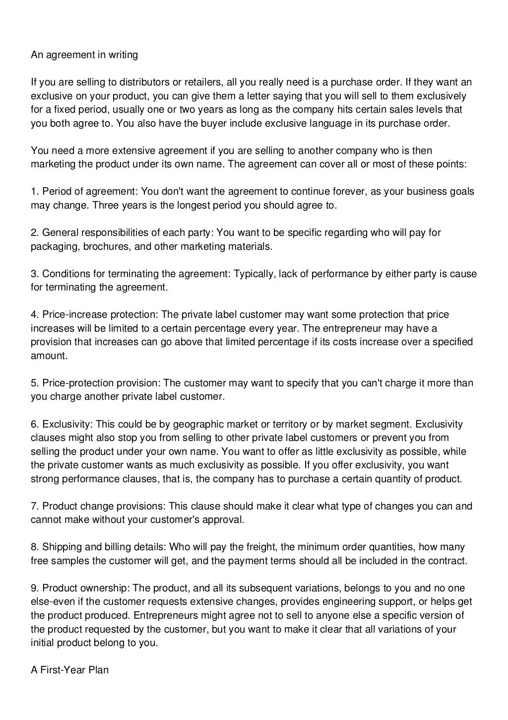 selling-your-product-under-a-private-label-agreement