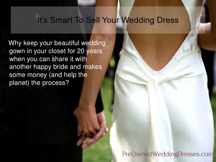 selling used wedding dress