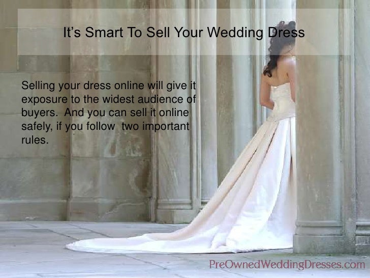 wedding dress used sell