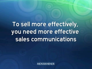 Sell More Effectively
