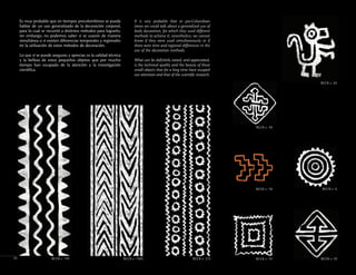 Es muy probable que en tiempos precolombinos se pueda
hablar de un uso generalizado de la decoración corporal,
para lo cual se recurrió a distintos métodos para lograrlo;
sin embargo, no podemos saber si se usaron de manera
simultánea o si existen diferencias temporales y regionales
en la utilización de estos métodos de decoración.
Lo que sí se puede asegurar, y apreciar, es la calidad técnica
y la belleza de estos pequeños objetos que por mucho
tiempo han escapado de la atención y la investigación
científica.
It is very probable that in pre-Columbian
times we could talk about a generalized use of
body decoration, for which they used different
methods to achieve it; nevertheless, we cannot
know if they were used simultaneously or if
there were time and regional differences in the
use of the decoration methods.
What can be definitely stated, and appreciated,
is the technical quality and the beauty of these
small objects that for a long time have escaped
our attention and that of the scientific research.
24 BCCR c- 145 BCCR c- 1305 BCCR c- 215 BCCR c- 74
BCCR c- 78
BCCR c- 58
BCCR c- 63
BCCR c- 6
BCCR c- 53
 