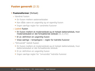 123 | November 2012 | Mastersæt. Power Point123 | Selskabsretlige faldgruber | FSR – danske revisorer | Jesper Seehausen
F...