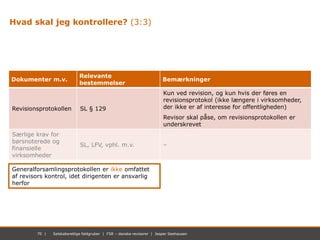70 | November 2012 | Mastersæt. Power Point70 | Selskabsretlige faldgruber | FSR – danske revisorer | Jesper Seehausen
Dok...