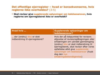 78 | November 2012 | Mastersæt. Power Point78 | Selskabsretlige faldgruber | FSR – danske revisorer | Jesper Seehausen
Det...