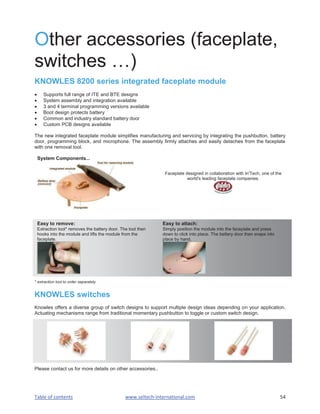 Seltech Seltech hearing aid components 2017 | PDF
