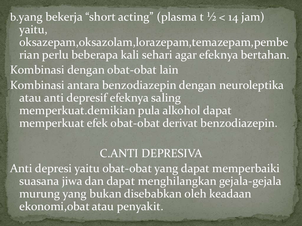 Psikofamaka adalah obatobat yang berkhasiat terhadap Psikofamaka adalah obatobat yang berkhasiat terhadap