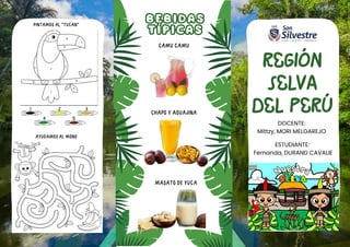 SELVA tríptico para niños de 5 años Toda información que ellos deben ...