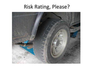 Risk Rating, Please?
 