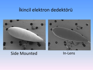 İkincil elektron dedektörü
Side Mounted In-Lens
 