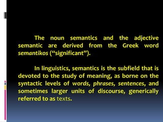 The Death of Semantics - James Maa