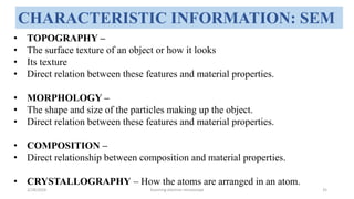 Scanning electron microscope - SEM , Its applicability in rasashastra ...