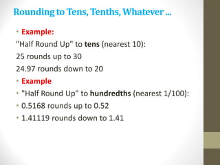 Sem-2_Roundings concept. Details..details description about | PPT