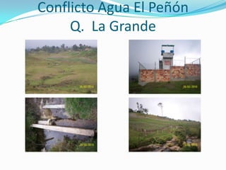 Las enfermedades gastrointestinales son las mas frecuentes en el municipio.Las aguas grises son servidas nuevamente en la quebrada La grande aguas debajo de  la ubicación del municipio  Los análisis microbiológicos y físico químicos del agua no la aprueban como agua potable.