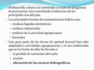 La mitad de la humanidad no dispone de instalaciones de saneamiento adecuadasEl 27% en Colombia no posee alcantarillado. Los grupos más pobres suelen carecer de servicios de saneamiento y acueducto adecuados.Las malas condiciones de saneamiento causan el 80% de las enfermedades.5 millones de personas mueren por problemas de ingesta de agua contaminada y saneamiento inadecuado.