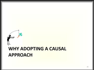 Why adopting a causal approach20