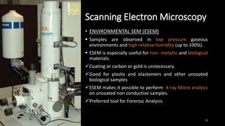 SCANNING ELECTRON MICROSCOPY (SEM) | PPTX