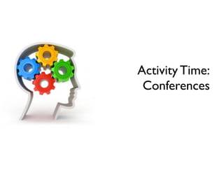 Activity Time:
Conferences
 