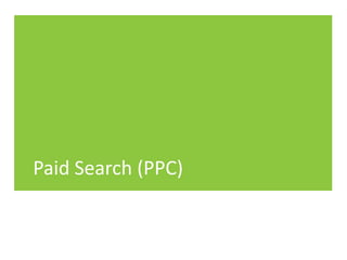Paid Search (PPC)
 