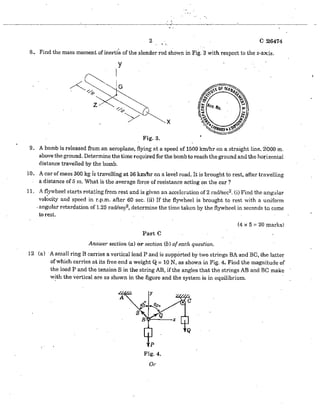 CIVIL ENGINEERING SEMESTER 1 & 2 QUESTION PAPER APRIL 2012