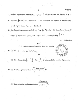 CIVIL ENGINEERING SEMESTER 1 & 2 QUESTION PAPER APRIL 2012