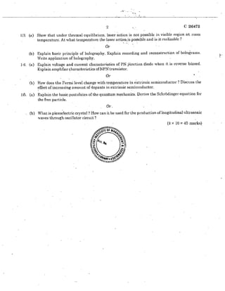 CIVIL ENGINEERING SEMESTER 1 & 2 QUESTION PAPER APRIL 2012