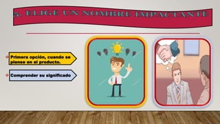  Primera opción, cuando se
piense en el producto.
 Comprender su significado
 