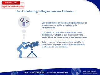 Introducción
Importancia del Marketing
En el marketing influyen muchos factores….
 