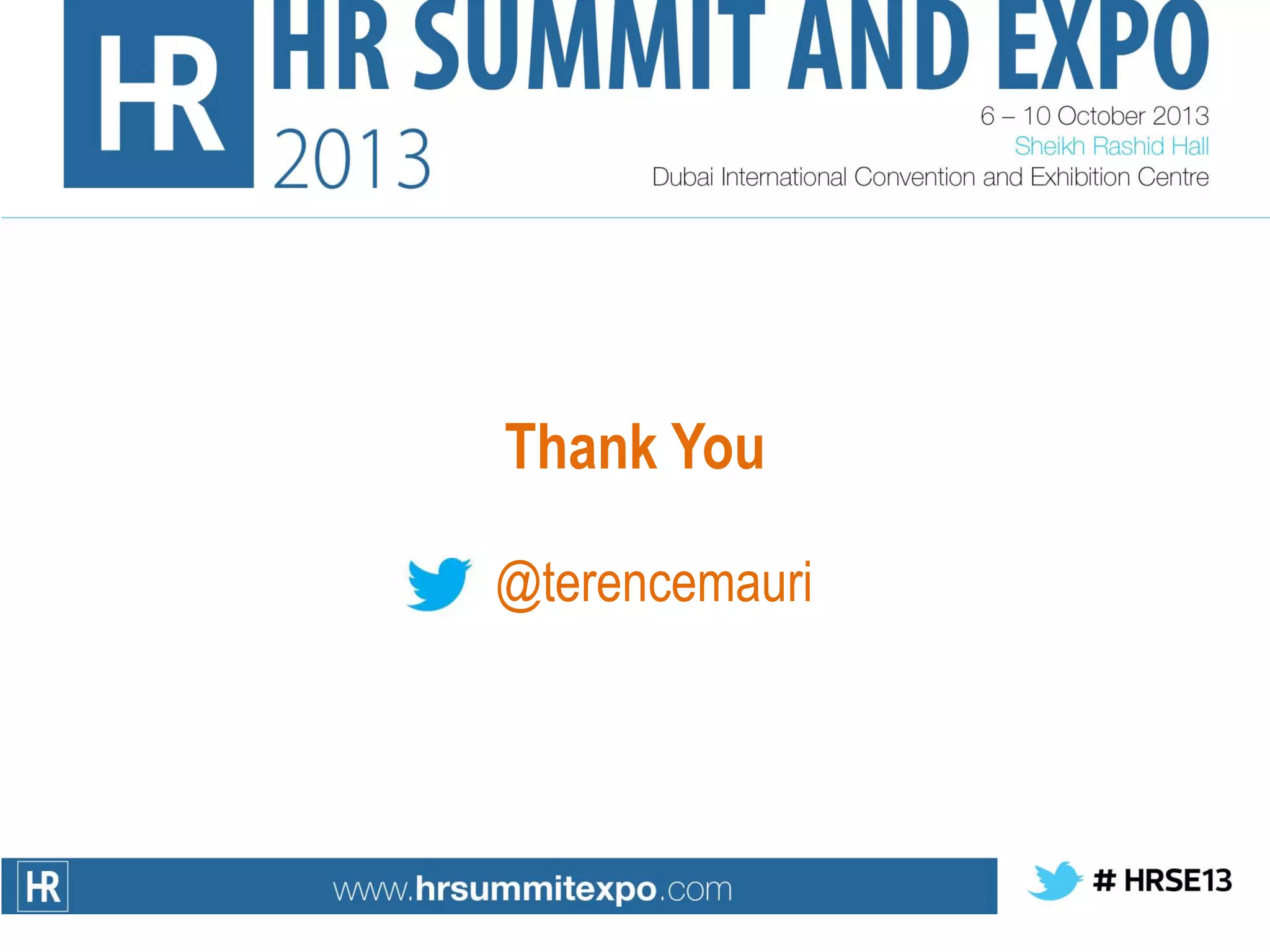 Thank You
@terencemauri