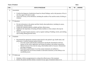 SEM 2 FOUNDATION CHECKLIST for bsc nursing | DOCX