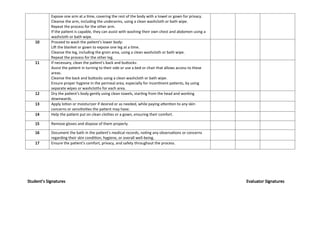 SEM 2 FOUNDATION CHECKLIST for bsc nursing | DOCX