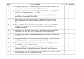 SEM 2 FOUNDATION CHECKLIST for bsc nursing | DOCX