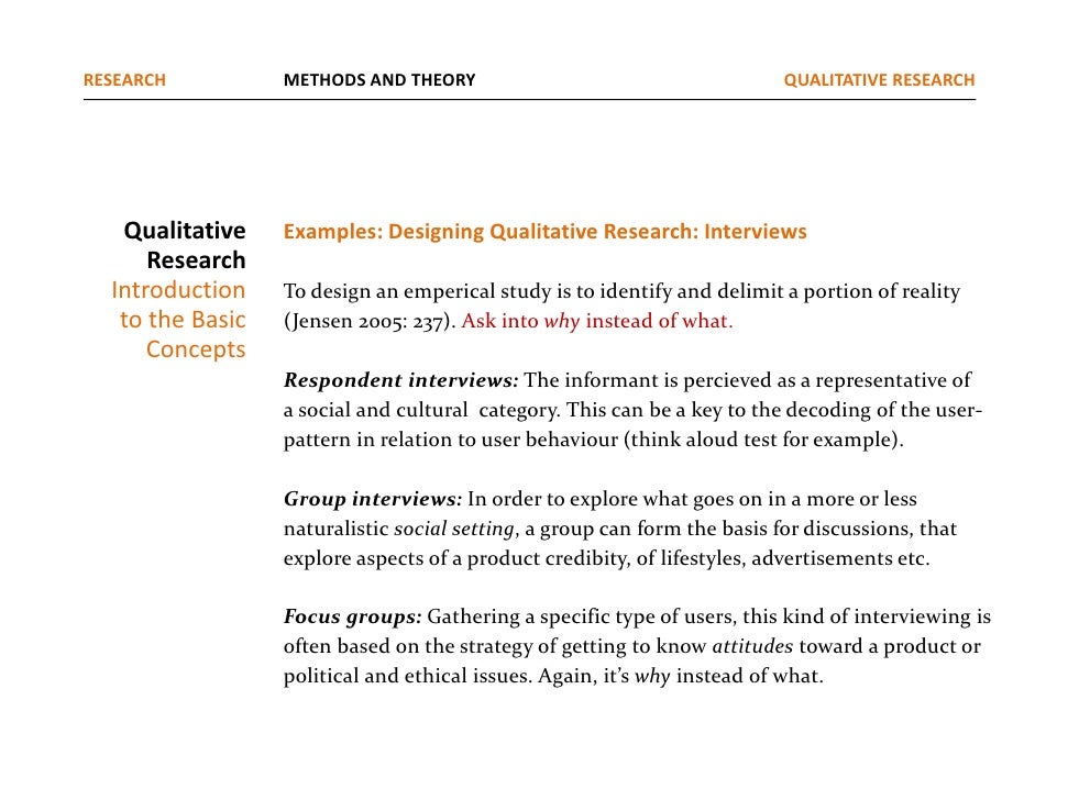 Qualitative Research Paper Critique Example A Critique Of The Qualitative Research