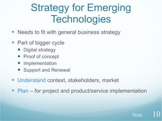 Emerging Technologies Semester 2 Lecture 1 | PPT